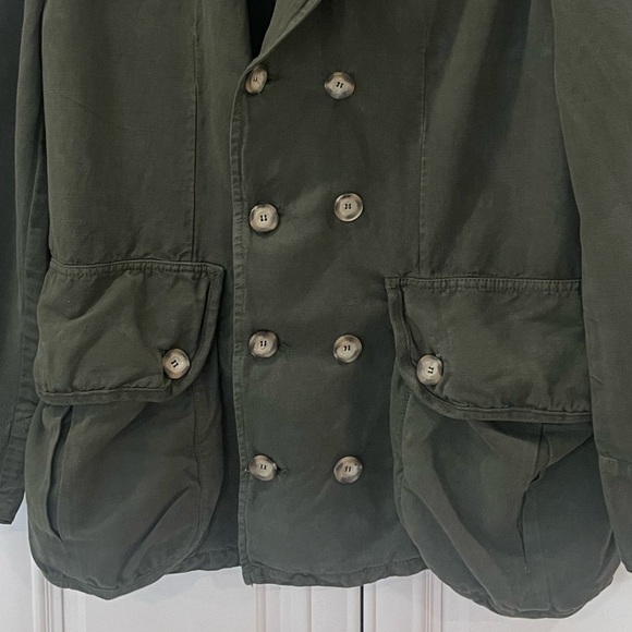 Vintage VOYAGE invest in the original Olive green field cargo jacket coat xl - Picture 4 of 17